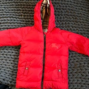 Burberry Kids Puffer Jacket Size 6